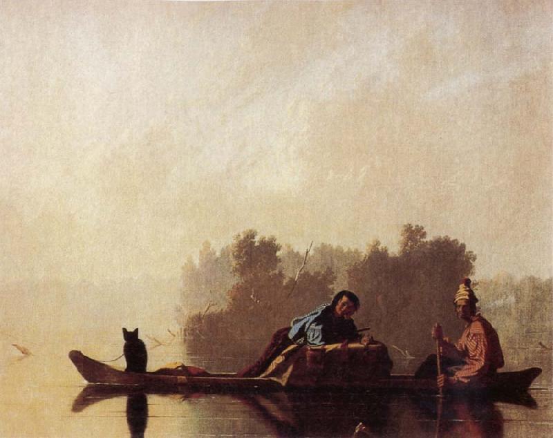 George Caleb Bingham Fur Traders Descending the Missouri